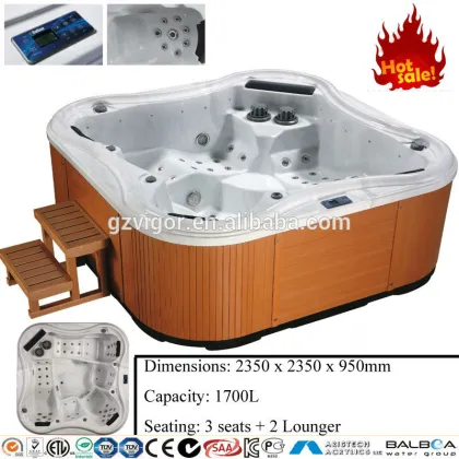 Aristech Acrylic Balboa CE Rohs outdoor spa
