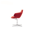 Aluminium 4-Spoke Base Upholstered Executive Armchair