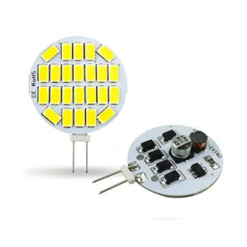 AC12V-24V LED G4 Round Spotlight Bulb - Warm White, No Flicker, Ideal for Range Hoods