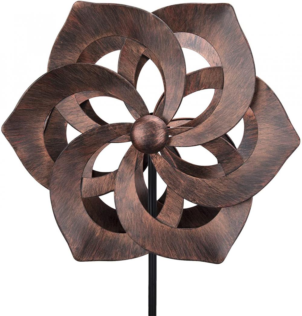 Brown Retro Garden Wind Spinner