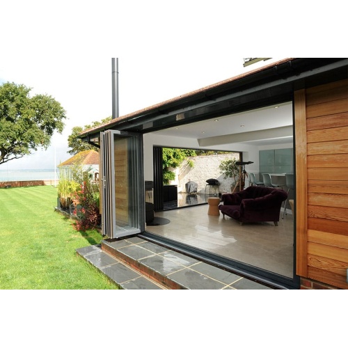  aluminium bifold doors Villa Waterproof Bi-fold Door Exterior Supplier