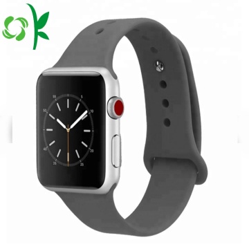 Silicone Iphone Watch Band Simple Apple Sports Iwatch Wristbands Silicone Watch Bands Manufactory