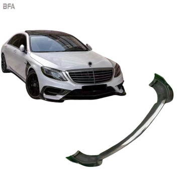 High-Performance Carbon Fiber Front Spoiler Body Kit for Mercedes-Benz S-Class W222