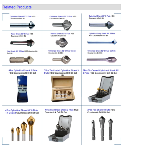 Degree hss haste roscada Micro Stop Countersink