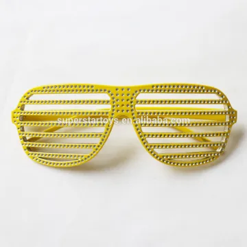 3170401-23 Striped glasses diamond glasses cool superman glasses
