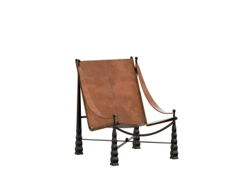 Elegant Mid-Century Leisure Chair in Rich Walnut