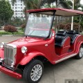 Carro de golf eléctrico clásico de lujo de 4 plazas vintage