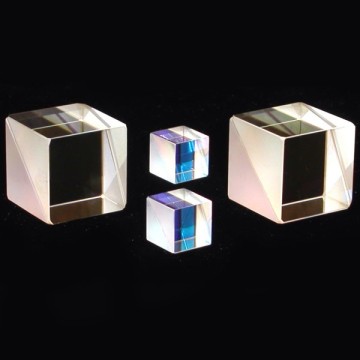 Standard Non-Polarizing Beam Splitter Cube Prisms in 10mm, 20mm, and 25mm Sizes for Manufacture