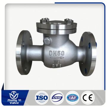ISO9001 and CE Certification cast steel swing check valve supplier