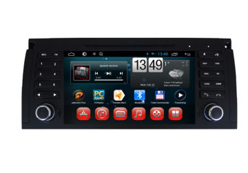 Pal Touch Screen Bmw E39 Central Multimidia Gps Hebrew With Dvd / Bt / Isdbt / Dvbt / Atsc