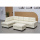 White PU l Shape Sectional Sofa Set