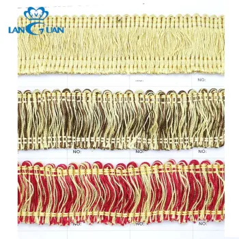 High-Quality Home Decoration Curtains with Tassel and Fringe Trim - Hot Sellers