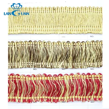High-Quality Home Decoration Curtains with Tassel and Fringe Trim - Hot Sellers
