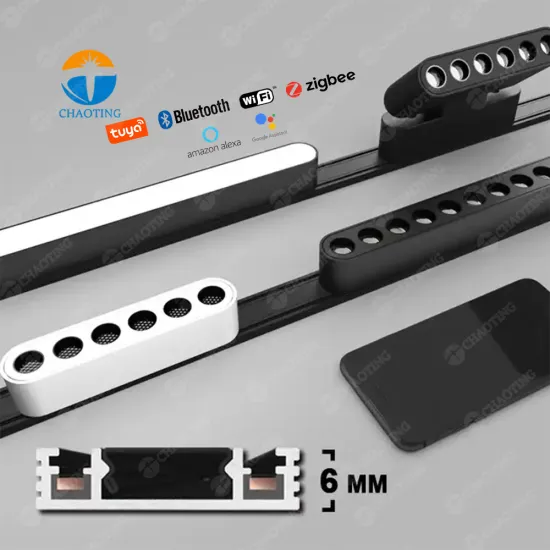 Magnetic Suction LED Track Light System for Stretch Ceilings