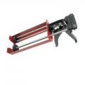 9inch double tube steel caulking gun red