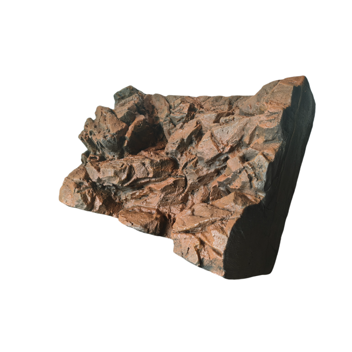 Panel de pared de piedra de hábitat de reptil de reptiles premium