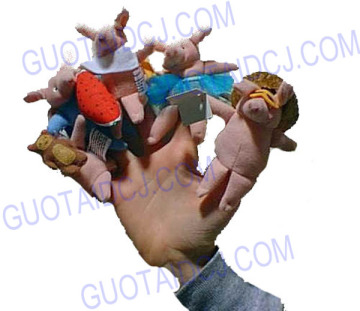 Customized Animal Finger Puppet (GT-09580)