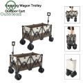 OUTERLEAD Large Chariot de plage pliant Wagon des bagages