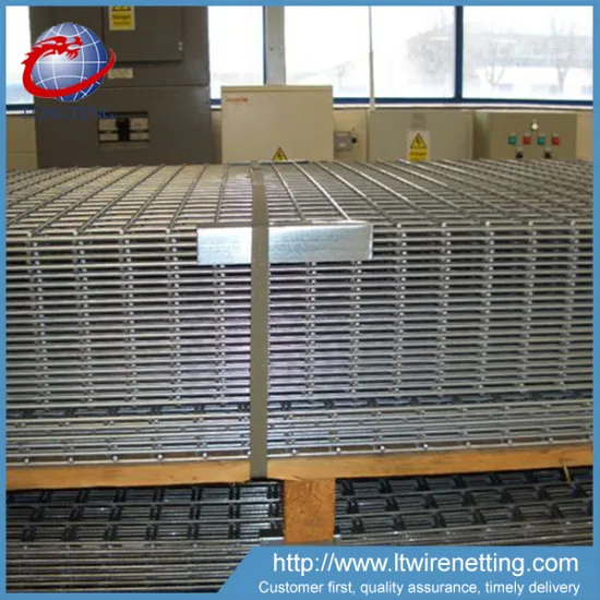 welded metal wire mesh fence panel/rectangular mesh panels/5x5 welded wire mesh fence panel