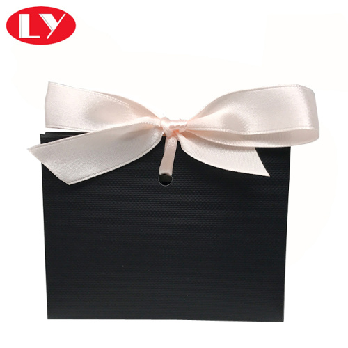 Black Special Packaging Gift Box With Ribbon