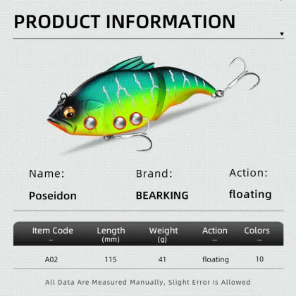 Vatalion Mat Tiger 15mm 41g Swim Bait Lure