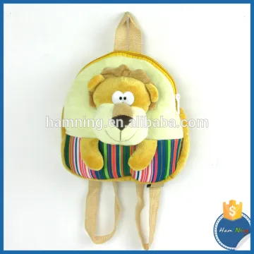 New Year Gift lion design plush kid school backpack