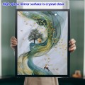 Transparent epoxy resin crystal porcelain painting glue