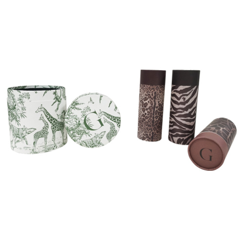 Luxury clothes packaging tube boxes paper