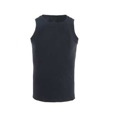 Wholesale Mens Slim Fit Merino Wool Solid Color Sleeveless Tank Top
