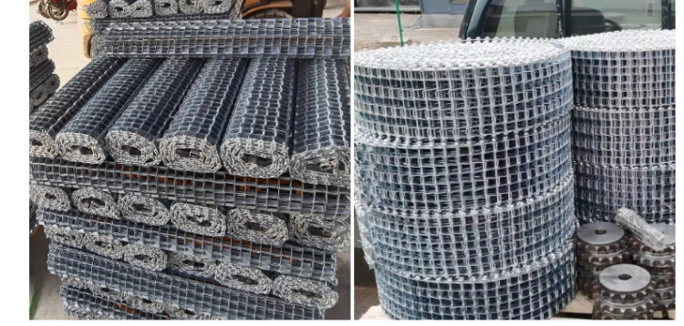 Honeycomb conveyor wire belts