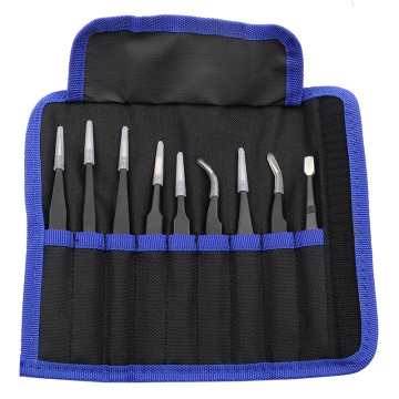 Anti-Static ESD Tweezers Set - Industrial Precision Maintenance and Repair Tools
