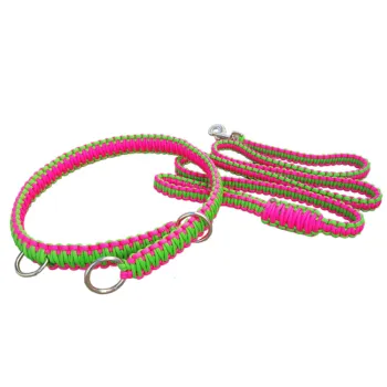 Handmade Paracord Dog Collar and Leash for Sale