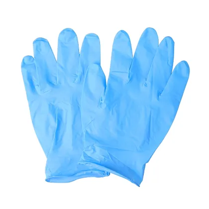 Disposable medical nitrile gloves