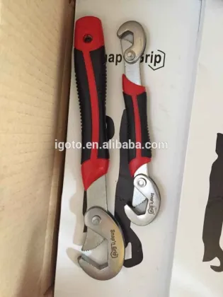 Snap and Grip multifunction universal wrench or spanner