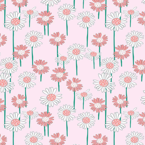 Woven Antistatic Clothing Daisy Digital Print Skirt Fabric