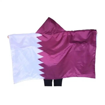 Sunshine Custom 3x5 ft Qatar Flags with Logo for Car and Sports Cape
