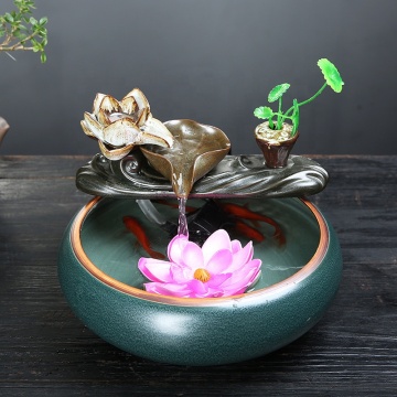 Heißverkauf Mini Indoor Tischkeramikwasserbrunnen