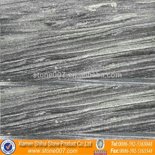 Granite Tile in Light Grey Color Wood Vein Cut