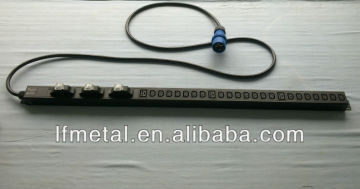 1.5U C13 PDU socket with circuit breaker 32A commando plug