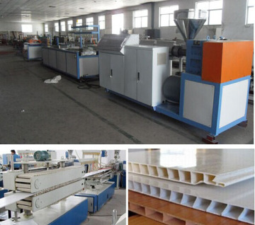 WPC Rail Fence Decking Making Machine