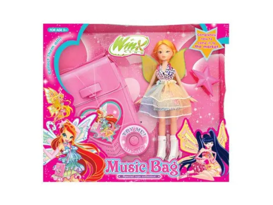 WINX DOLL+MUSIC SCHOOLBAG