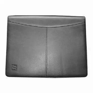 Synthetic Leather Briefcase with Three Rings Metal Binder