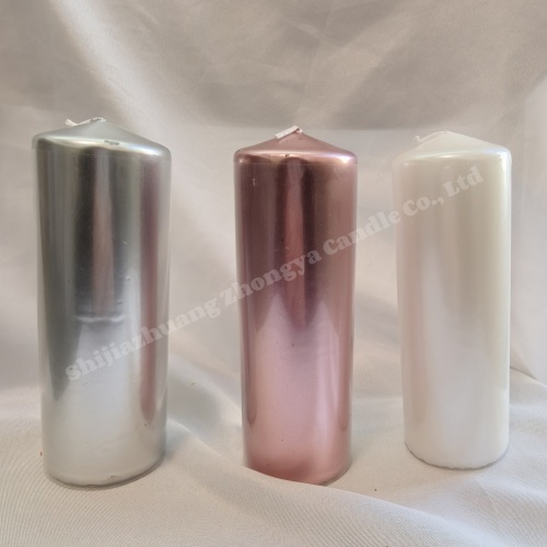 Wholesale Best Quality church votive colorful pillar candle