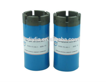 High quality T2-66 impregnated well diamond core drill bits