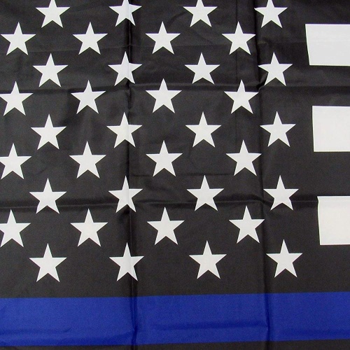 3x5 thin blue line USA national america flag