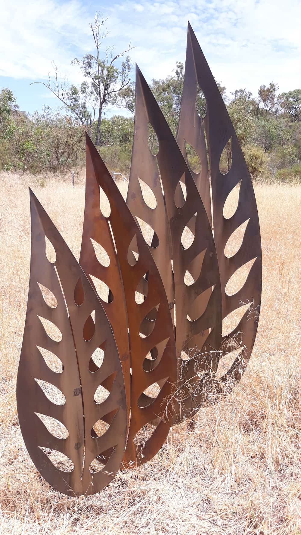 Garden Leaf Sculpture