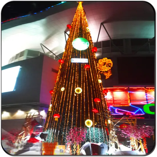 Giant Commercial outdoor lighting christmas tree