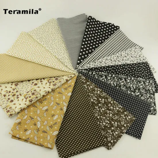100% Cotton Fabric 14 Designs Mixed Telas Patchwork Fat Quarter Bundle Tilda Quilting Scrapbooking Patchwork 20CMx24CM