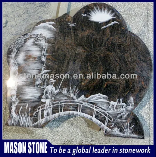 nature design headstone engraving prices