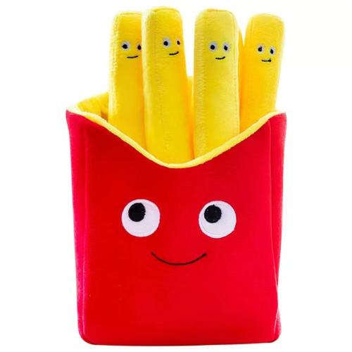 Children's stuffed pillow with simulated French fries